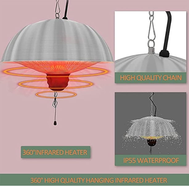 Halogen heater bulb