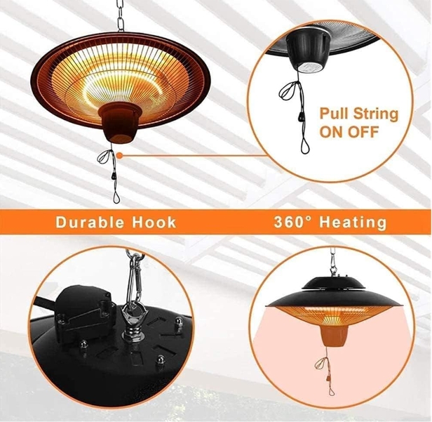 Mirror infrared heater bathroom